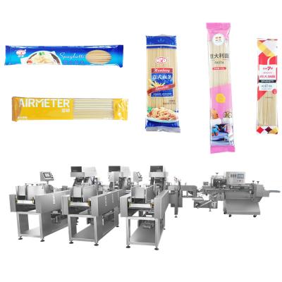 China Multifunctional Adjustable Noodle Weighing Stick Pasta Food Weight Packing Line and Packing Machine for sale