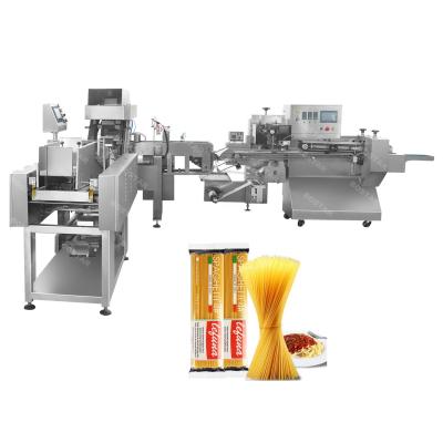 China Customized Design Automatic Spaghetti Egg Noodle Wrapping Pasta Weight Packing Machine for sale