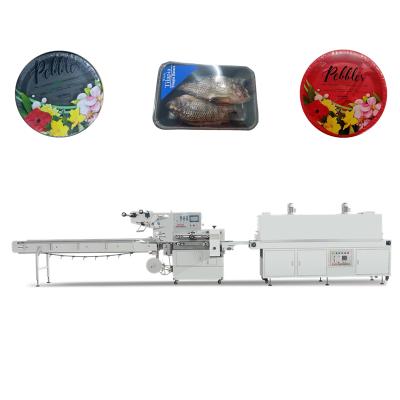 China Plastic Shrink Tunnel Food Shrink Film Heat Wrapping Machine Equipment For Paper Plate Dish for sale