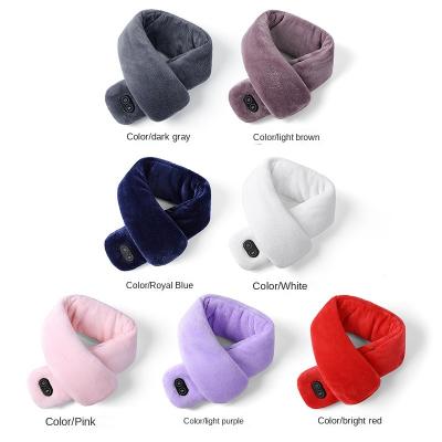 China Warm USB Chargin Heating Scarf Scarf Men And Women Polyester Winter Heating Scarf With Same OEM for sale