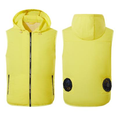 China COOL to recommend large wind fan quickly and cool polyester workers thermal regulation vest with fan for sale