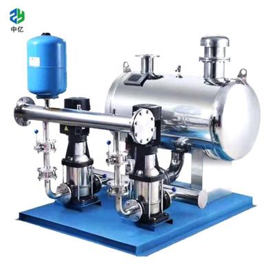 China Fully Automatic Packaged Water Tank Pressure Pump System Drinking water booster pump system vertical multi-stage centrifugal pum for sale