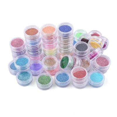 China Fine Glitter Powder of Arts and Crafts, 32 colors of Fine Glitter Makeup nail Art, card making for sale