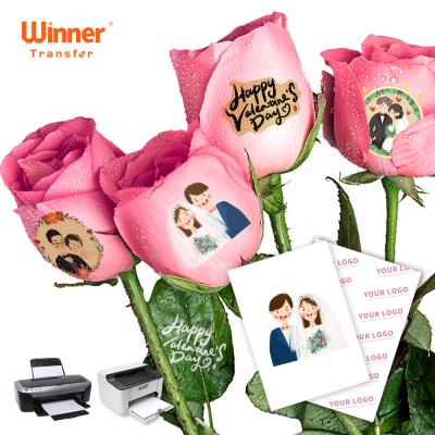 China Temporary Tattoo On Skin Ready To Ship New Winner Transfer Products 100 Sheets Per Pack Flowers Water Transfer Paper For Different Flowers for sale