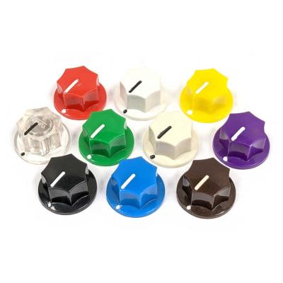 China Plastic Skirt Boss Style Knob Plastic Splined Adjuster Screw for Guitar Pedal and Gear for sale