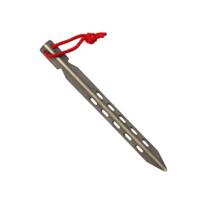 China TC4/GR5 Aluminum Alloy Custom Titanium Lightweight Outdoor Camping Tent Nail Pegs for sale