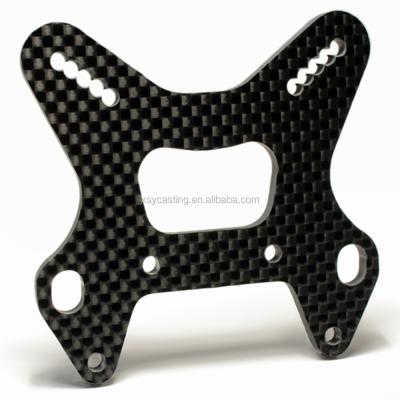 China Industry China Supplier Carbon Fiber Precision CNC Cut RC Car Accessories for sale