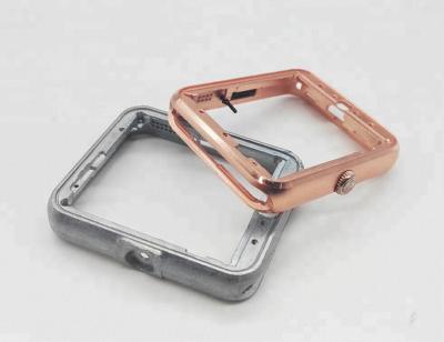 China High Precision Aluminum Alloy Aluminum Die Casting Watch Case With Sand Blast Anodize for sale