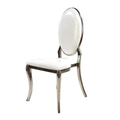 China Modern Design Hotel Furniture Silver Stainless Steel Wedding Chair for sale