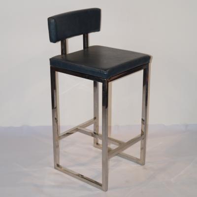 China Leisure Modern Cheap Industrial Vintage Style Price PU Bar Chair Leather Bar Stool for sale