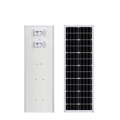 China ROAD High Lumen Outdoor Waterproof IP66 30w 40w 60w 80w 100w Integrated All In One Led Solar Street Light for sale