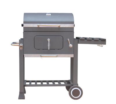 China Easily Assembled German Debei Trolley Cast Iron BBQ Grill Charcoal Grills for sale