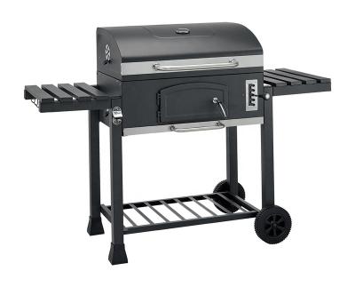 China Easily Assembled American Charcoal Grill XL Size Adjustable Cart Outdoor Grill for sale