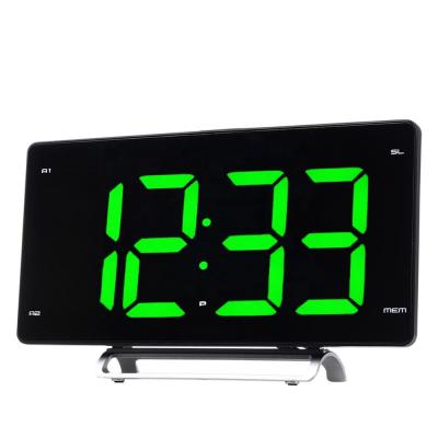 China Antique Decorative Digital Desktop Electric Projection Style Light Alarm LED Table Clock for sale