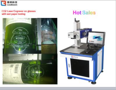 China High Speed CO2 Laser Marking Machine Semiconductor Laser Marker Wooden Printing à venda