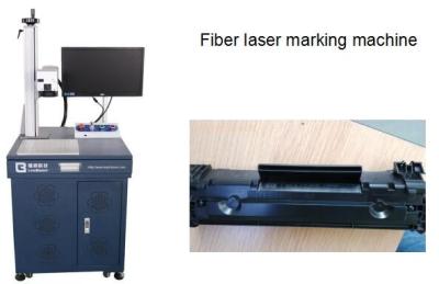 China Fiber laser marking machine, plastic laser logo printing machine for sale