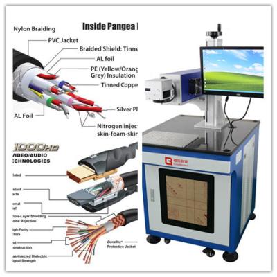 China Máquina de descascamento de alta velocidade do laser/máquina de casca para o fio 0 do Teflon - 30W à venda