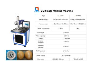 China Máquina de gravura 30w/60W do laser do CO2 para o empacotamento farmacêutico à venda