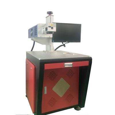 Cina 30W 60W Co2 Laser Marking Machine for wood/leather/cloth, pencil logo laser printing machine in vendita