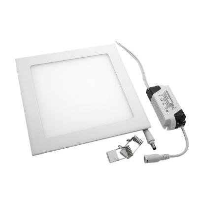 China Modern High Quality Indoor Office Skd 6w Round Aluminum Square Led Panel Light Housing for sale