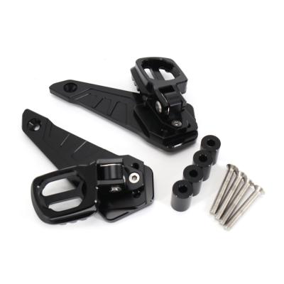 China CNC Aluminum Foot Pegs Rear Foot Stand Motorcycle Aluminum Alloy Pedal Folding Foot Pegs Passenger 2021 For HONDA XADV 750 XADV750 X-adv for sale