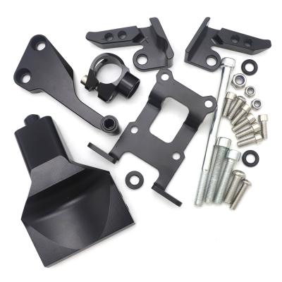 China Iron Plated Full Set MT07 FZ07 Damper Bracket Steering Kit For YAMAHA MT-07 FZ-07 2014 2015 2016 2017 FZ 07 MT 07 for sale