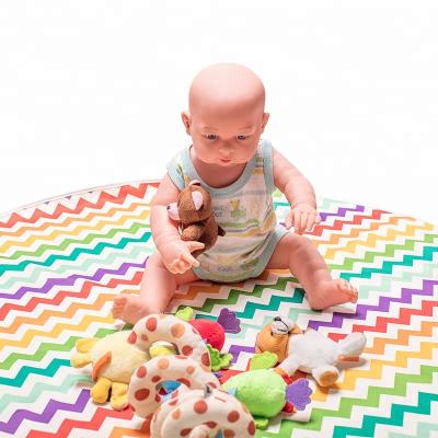 China Toy Soft PUL Waterproof Printing Kids Play Mat Non-Toxic Safety Baby Splat Mat for sale