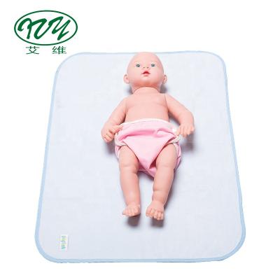 China Bamboo Cotton Warm Waterproof Diaper Travel Protection Portable Changing Diaper Changing Mat Baby for sale