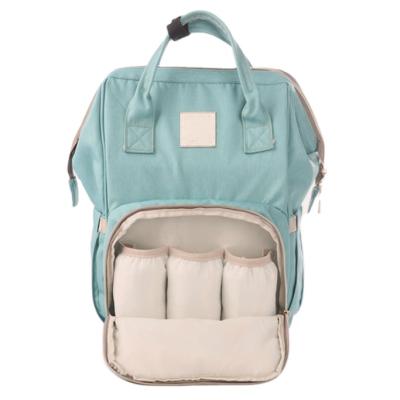 China Soft Wholesale Diaper Bag Customized Baby Diaper Bag Mum Backpack for sale