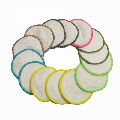 China Reusable Bamboo Makeup Remover Pads Soft/Reusable/Washable Biodegradable Cotton With Laundry Bag Cotton Face Pads for sale