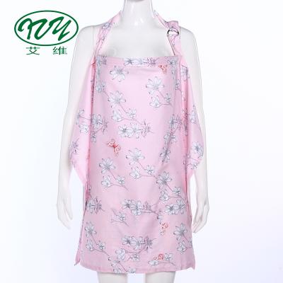 China Sustainable Eco - Friendly Cotton Printed Breathable Nursing Nursing Privacy Cover for sale