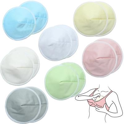 China ABSORBENT Washable Bamboo Nursing Nursing Reusable Puddle Proof Nursing Pads for sale