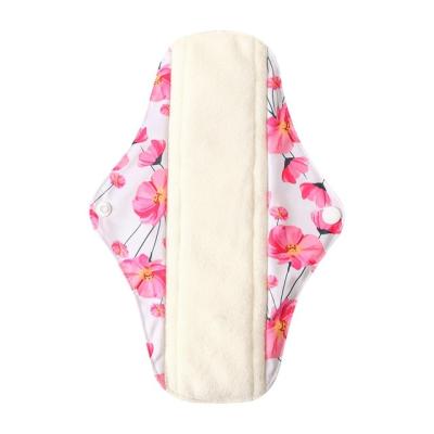 China Wholesale Super Absorbent Eco Friendly Recycle Sanitary Pads Reusable Washable Quick Dry High Absorbent Light Flowing Menstrual Pads for sale