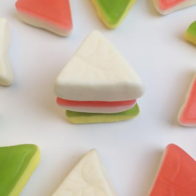 China Custom Sandwich Shape Soft Chewy Candy BH64 Normal Multi-Colour for sale