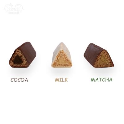 Chine Sweets Schokolade 4 Types of Chocolate Roasted Coffee Bar (Chocolate, Milk, Matcha, White Peach) à vendre