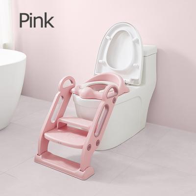 China Factory Direct Plastic Ladder Potty Portable Trainer Toddler Travel Toilet Seat For Kids for sale