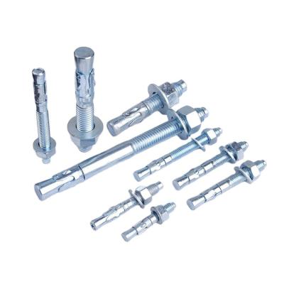 China Iron Steel Material Fasteners Fix-Bolt Screw Sleeve Fixing Wedge Earth Ground Anchor Bolts for sale