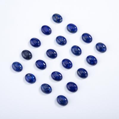 China Factory direct sale natural fire lapis lazuli cabochon multiple color set or jewelry for inlay ring earring for sale