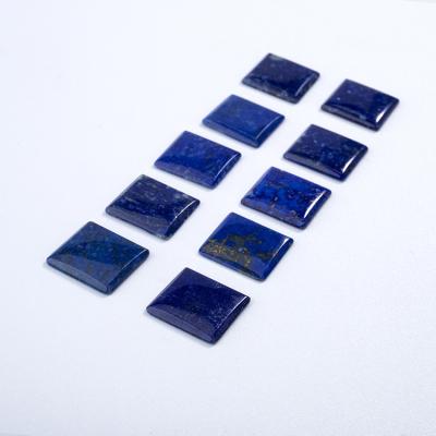 China Fire quality multiple choice natural square lapis lazuli high quality lapis lazuli color set or lazurite for inlay ring earring jewelry for sale