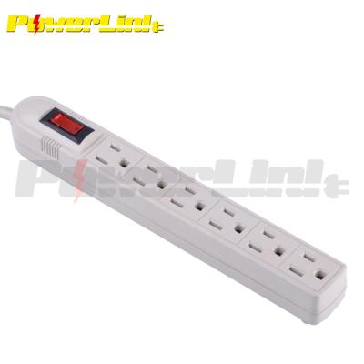 China S50192 6Outlet 540 Joules Residential/General Purpose Surge Protector Power Strip for sale