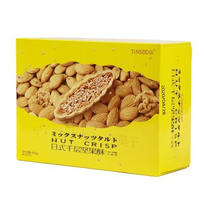 China Melaleuca Japanese Crunchy Japanese Nut Flavor Sesame Dessert Cookies 20*15*5cm for sale