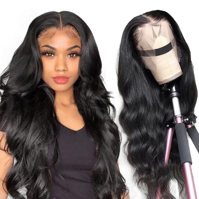 China Body Wave Wholesale HD Full Lace Virgin Human Hair Top Quality Remy European Lace Frontal Wig for sale