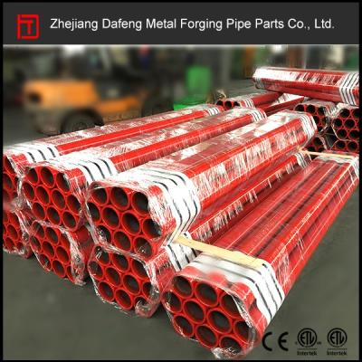 China For concrete delivery heavy duty double layer pump tube dn125 concrete pump straight pipe for sale