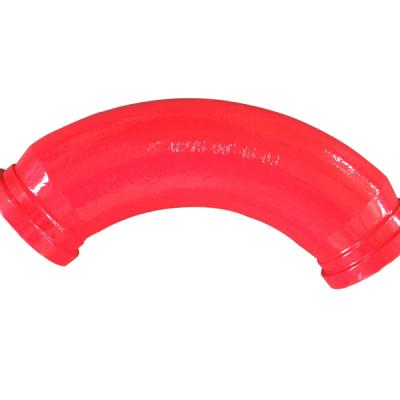 China DN125 *90D Carbon Steel Twin-wall Type Elbow for sale