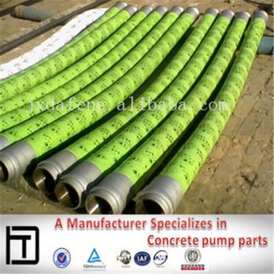 China DN125 concrete pump flow concrete pump steel braided rubber hose, used for Putzmeister/Schwing/Sany/Conforms/Cifa concrete pumps for sale