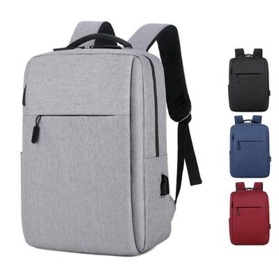 China With USB OEM ODM Custom Fashion Business Travel School Outdoor Ultra Thin Waterproof Notebook Laptop Backpacks Bag With Usb Charging Port for sale