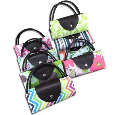 China Fashion Design Folding Tote Bag Handbags Custom Printed Foldable Canvas Shopping Bag for sale