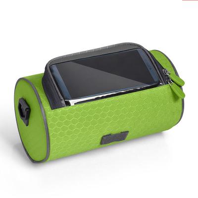 China Bicycle Front Frame Holder Detachable Teenager Bike Outdoor Bag Touch Screen Mobile Phone Touch Screen Bicycle Handlebar Waterproof Recycling Dry Bag for sale