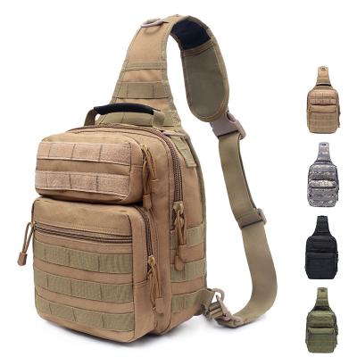 China Outdoor Activities Outdoor Travel Military Single Shoulder Sling Bag Rig Tactical Chest Bags Multifunctional Functional For Men for sale