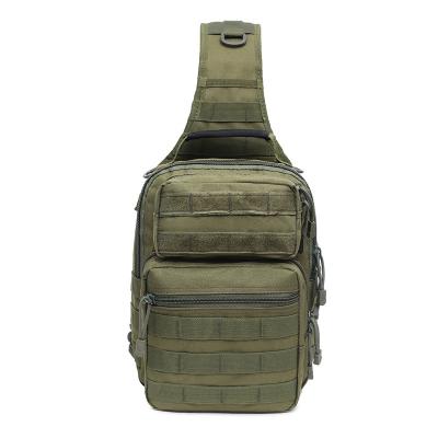 China Custom Factory OEM Outdoor Activities 4 Colors Army Green Waterproof Sling Military Cross - Tactical Body Shoulder Bag Chest Pack for sale